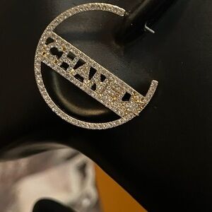 Elegant Gold and Silver Women's Earrings